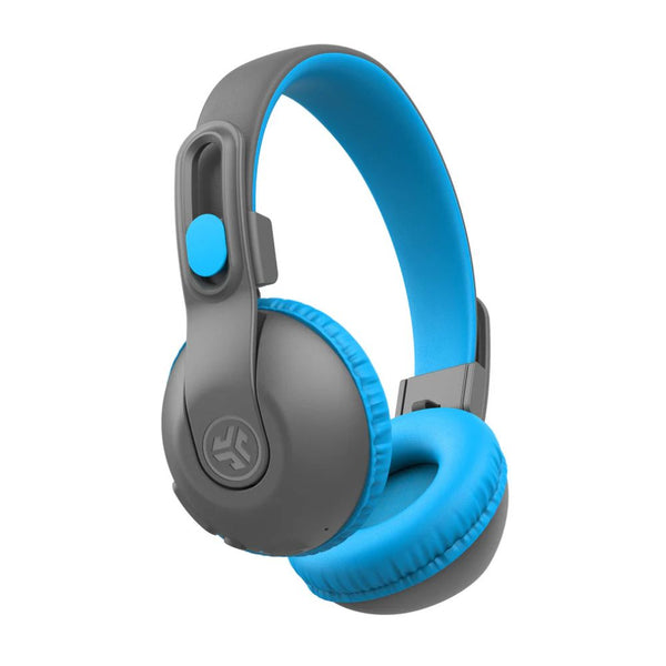 JLab JBuddies Studio 2 Gray Blue kids wireless wired headphones with Volume Safe and Cloud Foam Qatar