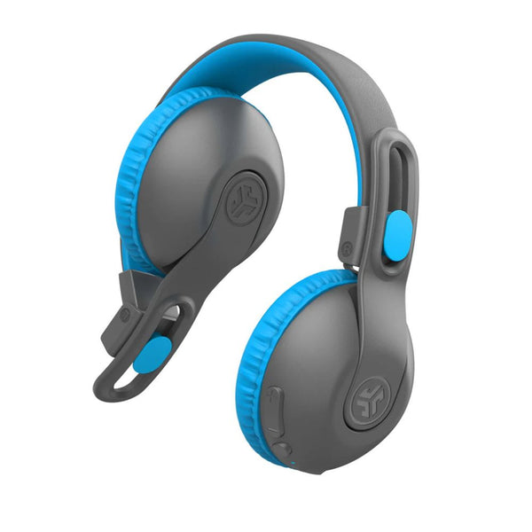 JLab JBuddies Studio 2 Gray Blue kids wireless wired headphones with Volume Safe and Cloud Foam Qatar