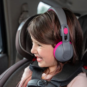 JLab JBuddies Studio 2 Gray Pink kids wireless wired headphones with Volume Safe and Cloud Foam Qatar