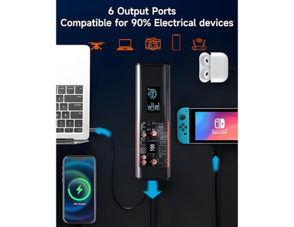 JYD-100WX 27000mAh 100W power station white AC port Qatar