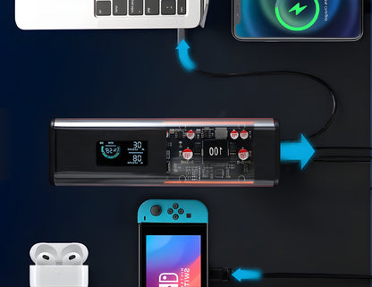 JYD-100WX 27000mAh 100W power station white AC port Qatar