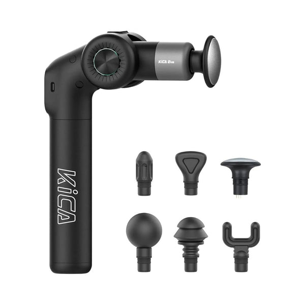Kica Evo Fascia Massage Gun with Heat Therapy Foldable Deep Tissue Massager Cool Black Qatar