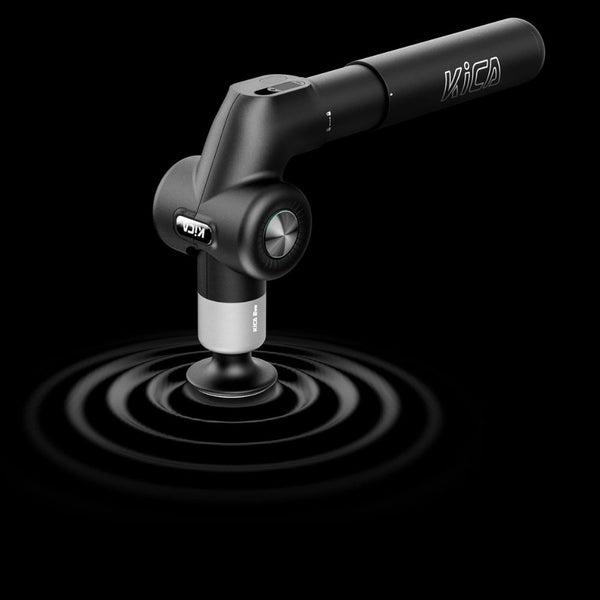 Kica Evo Fascia Massage Gun with Heat Therapy Foldable Deep Tissue Massager Cool Black Qatar