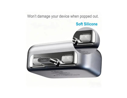 KUWAJIA KH-51 USB-C auto disconnect adapter 140W silver Qatar battery protection