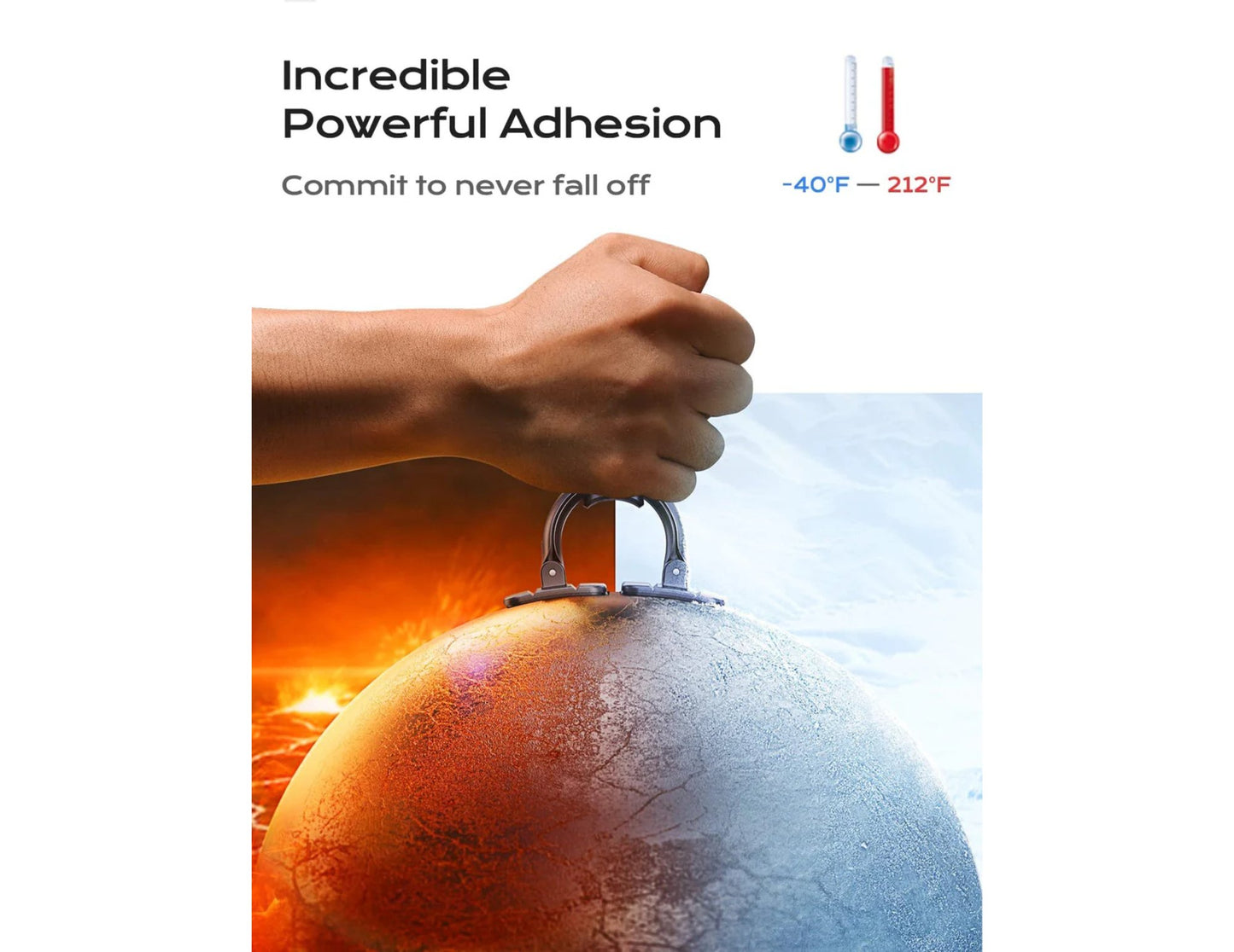 Lisen 2‑in‑1 MagSafe car phone holder with graphene 3M adhesive and steel‑hook vent clip for iPhone and Android in Qatar