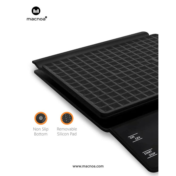 Macnoa digital coffee scale with timer and LED display Black Qatar
