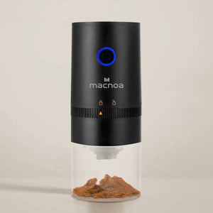 Macnoa portable burr coffee grinder with adjustable grind size Black Qatar