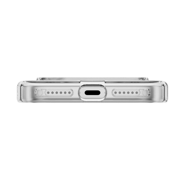 Mageasy Bright 360 M Transparent Silver clear case for iPhone 18 Pro Max with 360° stand, MagSafe and 16-ft protection in Qatar