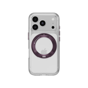 Mageasy Bright 360 M Transparent Nebula clear case for iPhone 18 Pro with 360° stand, MagSafe and 16-ft protection in Qatar
