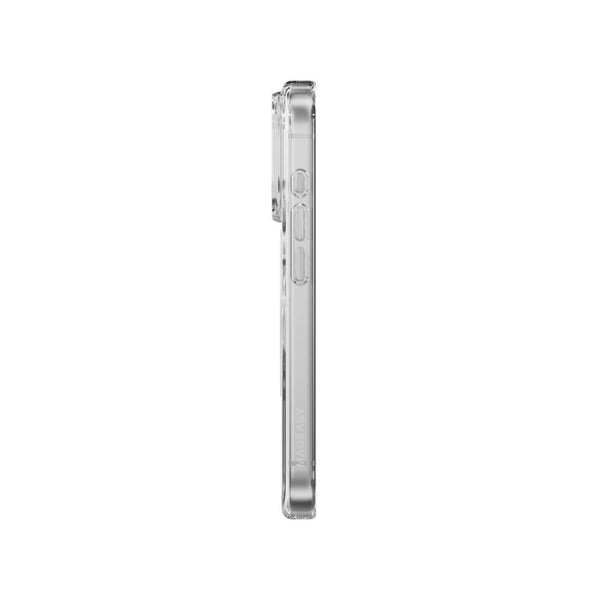 Mageasy Bright 360 M Transparent Silver clear case for iPhone 18 Pro with 360° stand, MagSafe and 16-ft protection in Qatar