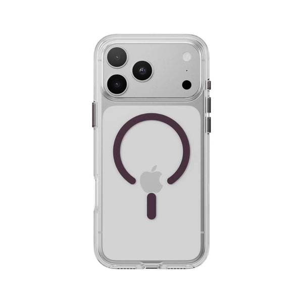 Mageasy Bright M Transparent Nebula Ring clear case for iPhone 18 Pro Max with 90% optical transmittance and MagSafe in Qatar