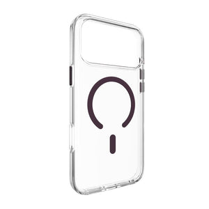 Mageasy Bright M Transparent Nebula Ring clear case for iPhone 18 Pro Max with 90% optical transmittance and MagSafe in Qatar