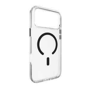 Mageasy Bright M Transparent Slate Ring clear case for iPhone 18 Pro Max with 90% optical transmittance and MagSafe in Qatar