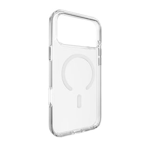 Mageasy Bright M Transparent White Ring clear case for iPhone 18 Pro Max with 90% optical transmittance and MagSafe in Qatar