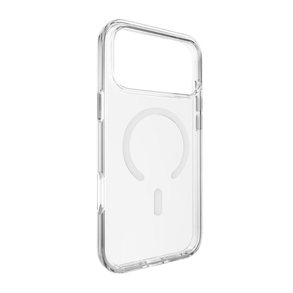 Mageasy Bright M Transparent White Ring clear case for iPhone 18 Pro Max with 90% optical transmittance and MagSafe in Qatar