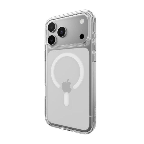 Mageasy Bright M Transparent White Ring clear case for iPhone 18 Pro Max with 90% optical transmittance and MagSafe in Qatar