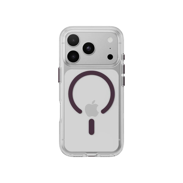 Mageasy Bright M Transparent Nebula Ring clear case for iPhone 18 Pro with 90% optical transmittance and MagSafe in Qatar