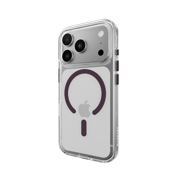 Mageasy Bright M Transparent Nebula Ring clear case for iPhone 18 Pro with 90% optical transmittance and MagSafe in Qatar