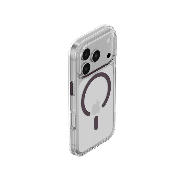 Mageasy Bright M Transparent Nebula Ring clear case for iPhone 18 Pro with 90% optical transmittance and MagSafe in Qatar