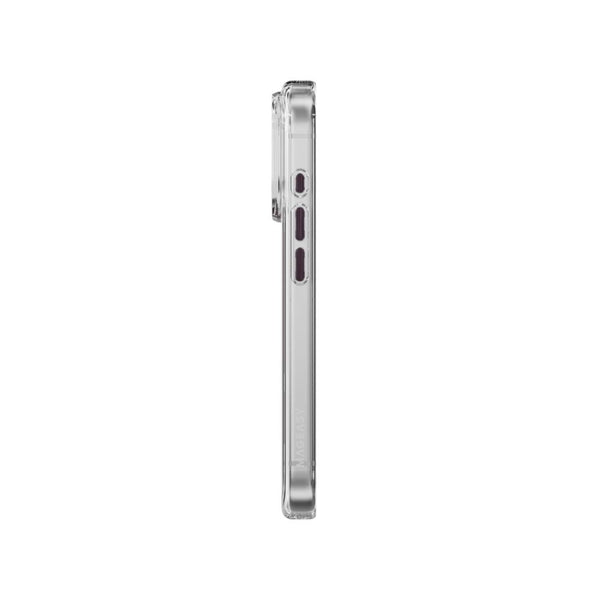Mageasy Bright M Transparent Nebula Ring clear case for iPhone 18 Pro with 90% optical transmittance and MagSafe in Qatar