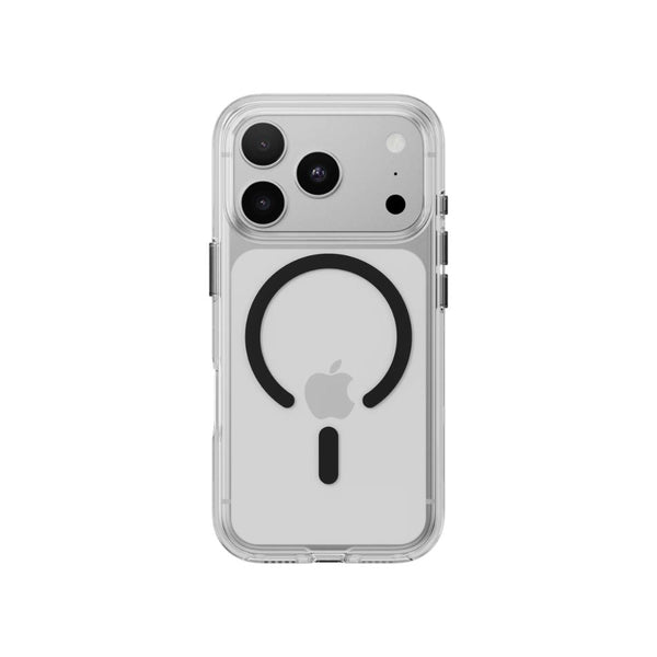 Mageasy Bright M Transparent Slate Ring clear case for iPhone 18 Pro with 90% optical transmittance and MagSafe in Qatar