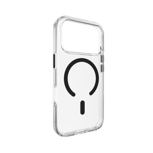Mageasy Bright M Transparent Slate Ring clear case for iPhone 18 Pro with 90% optical transmittance and MagSafe in Qatar