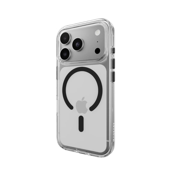 Mageasy Bright M Transparent Slate Ring clear case for iPhone 18 Pro with 90% optical transmittance and MagSafe in Qatar