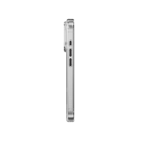 Mageasy Bright M Transparent Slate Ring clear case for iPhone 18 Pro with 90% optical transmittance and MagSafe in Qatar