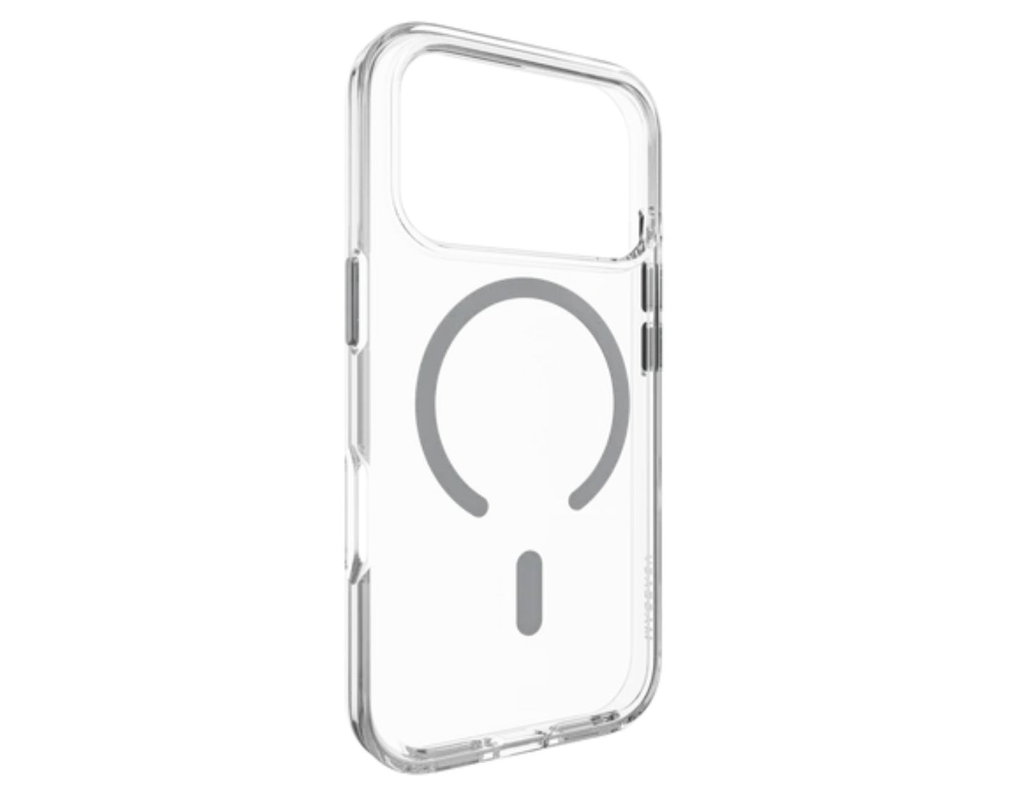 MagEasy Bright M Never Yellowing Protective Clear Case for iPhone 17 Series, MagSafe ring, metal buttons, 16ft drop-proof, anti-yellow, at Thabthaba Store Qatar