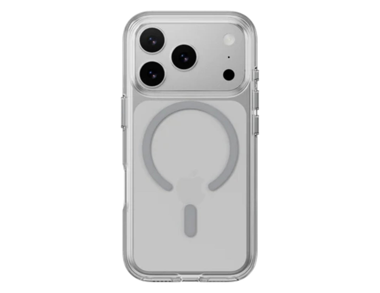 MagEasy Bright M Never Yellowing Protective Clear Case for iPhone 17 Series, MagSafe ring, metal buttons, 16ft drop-proof, anti-yellow, at Thabthaba Store Qatar