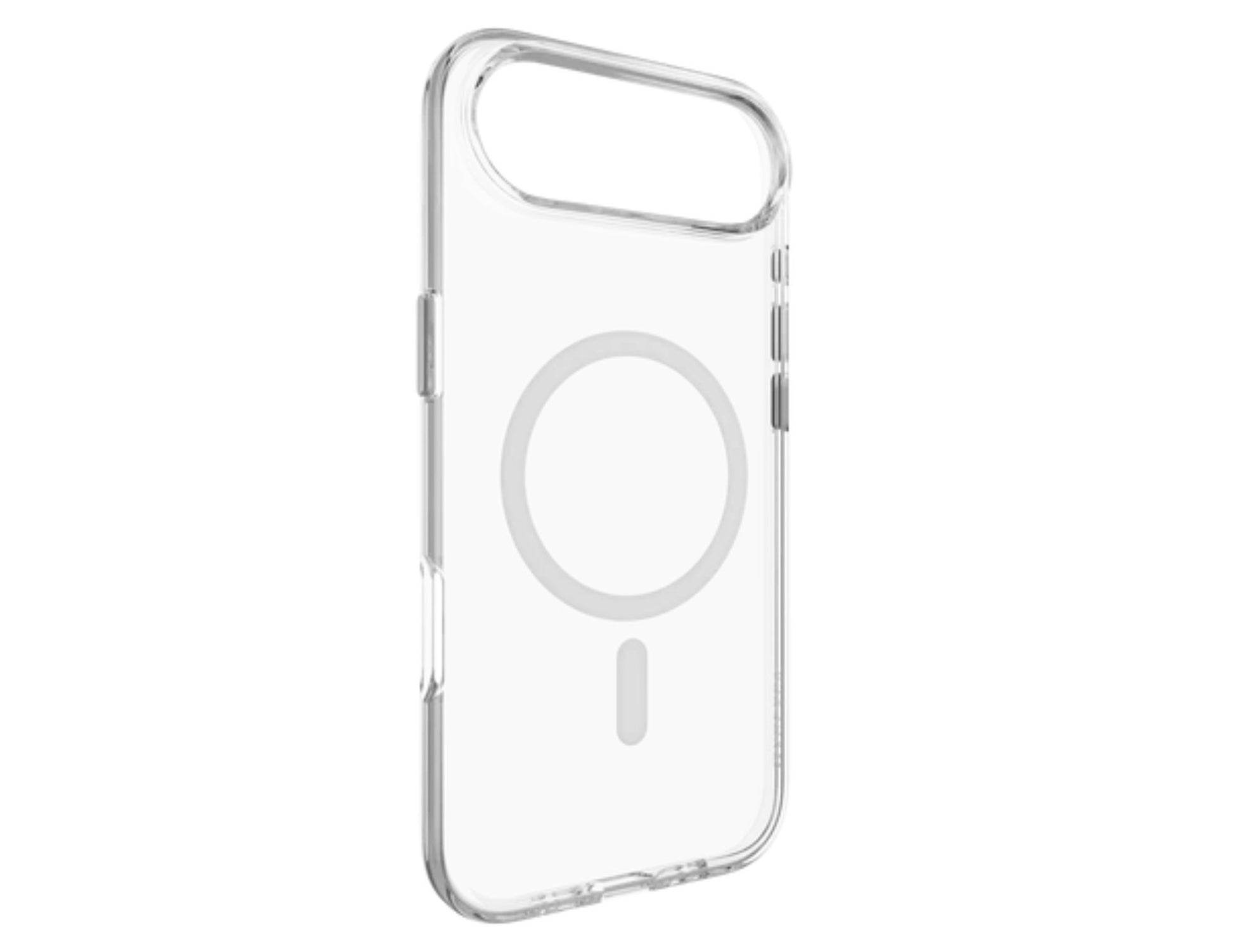 MagEasy Bright M Never Yellowing Protective Clear Case for iPhone 17 Series, MagSafe ring, metal buttons, 16ft drop-proof, anti-yellow, at Thabthaba Store Qatar