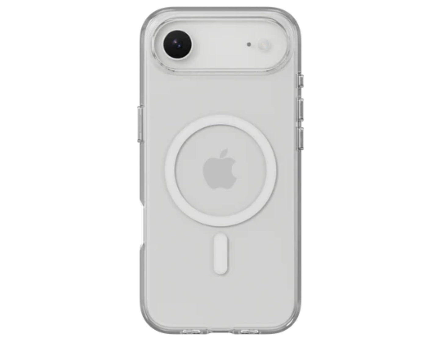 MagEasy Bright M Never Yellowing Protective Clear Case for iPhone 17 Series, MagSafe ring, metal buttons, 16ft drop-proof, anti-yellow, at Thabthaba Store Qatar