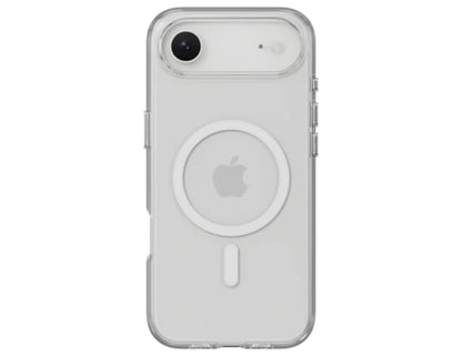 MagEasy Bright M Never Yellowing Protective Clear Case for iPhone 17 Series, MagSafe ring, metal buttons, 16ft drop-proof, anti-yellow, at Thabthaba Store Qatar
