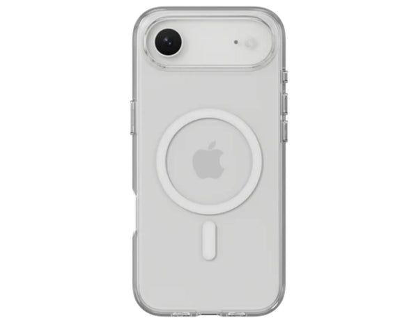 MagEasy Bright M Never Yellowing Protective Clear Case for iPhone 17 Series, MagSafe ring, metal buttons, 16ft drop-proof, anti-yellow, at Thabthaba Store Qatar