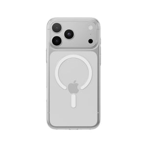 Mageasy Cryst M Transparent clear case for iPhone 18 Pro Max with 0.99mm ultra-thin design, anti-yellowing PC and MagSafe in Qatar