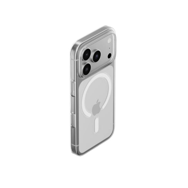 Mageasy Cryst M Transparent clear case for iPhone 18 Pro with 0.99mm ultra-thin design, anti-yellowing PC and MagSafe in Qatar