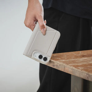 MagEasy Facet M Starlight multi-angle folio protective case for iPhone Duo with MagSafe compatibility and Mag-Hinge protection in Qatar