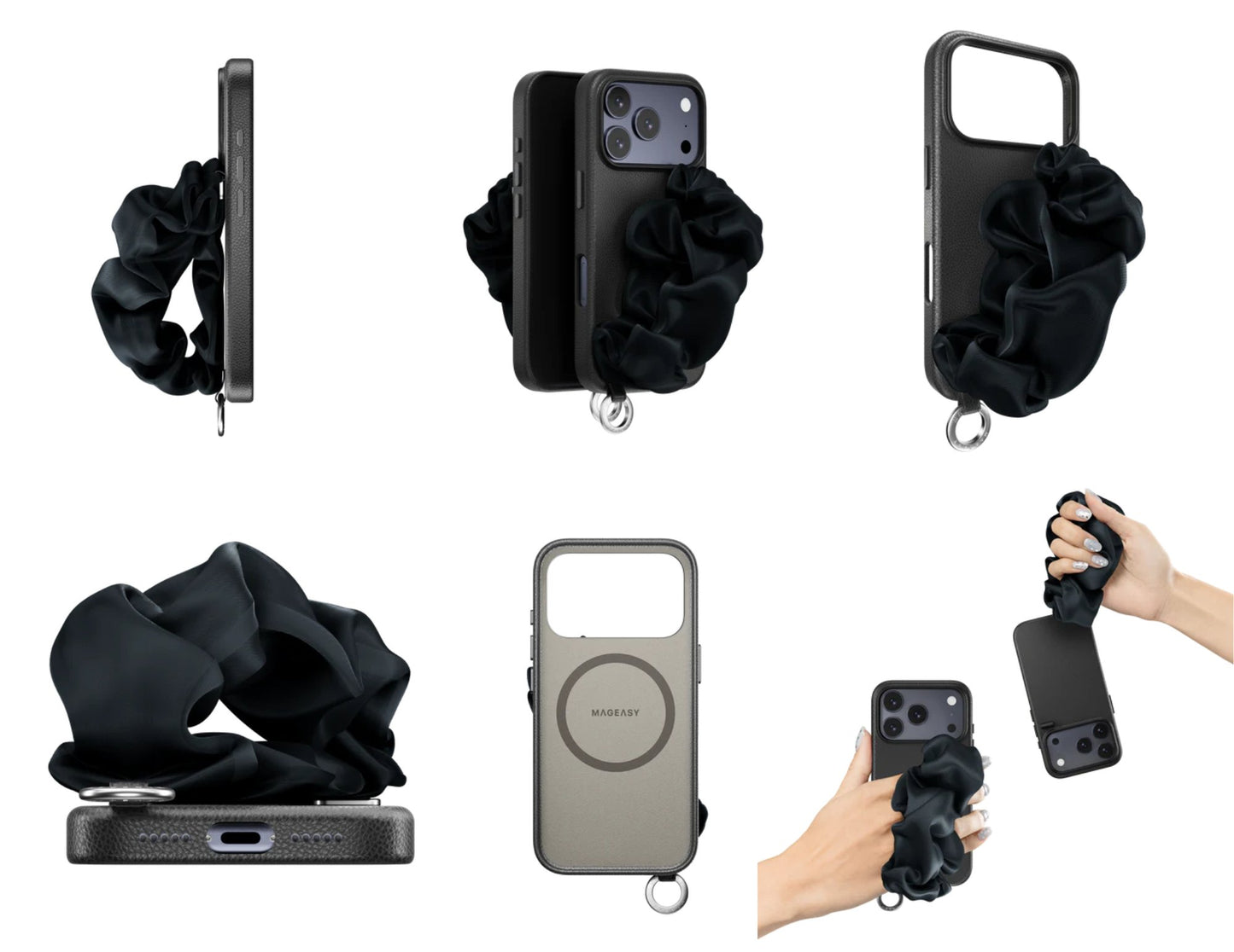 MagEasy Foulard M Bracelet Case silk strap iPhone 17 Pro Max Qatar