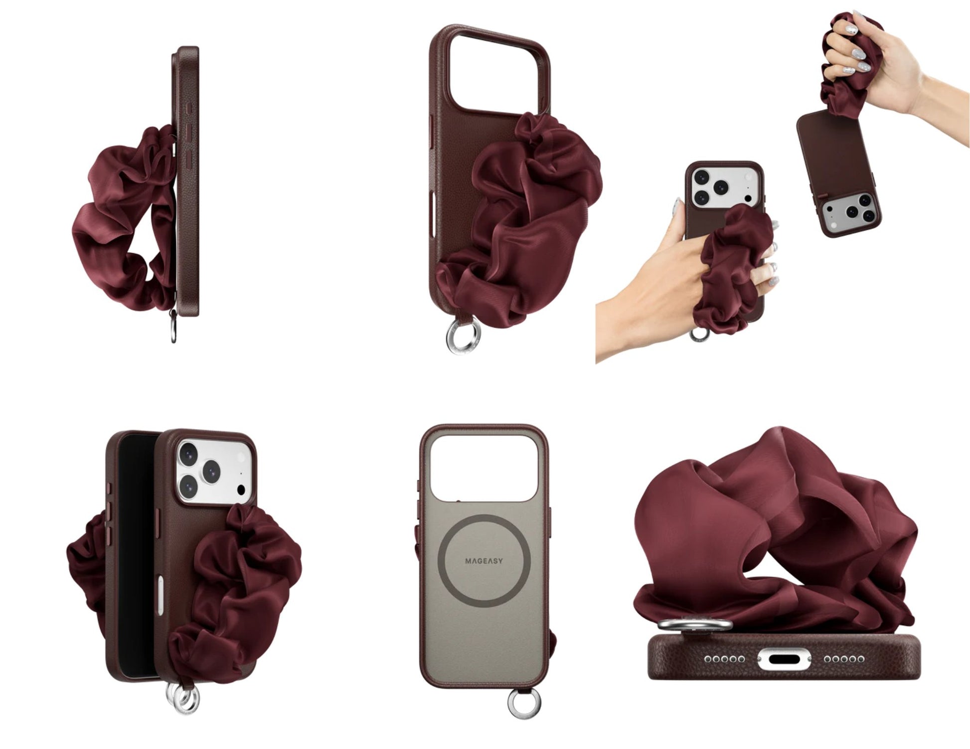 MagEasy Foulard M Bracelet Case silk strap iPhone 17 Pro Max Qatar