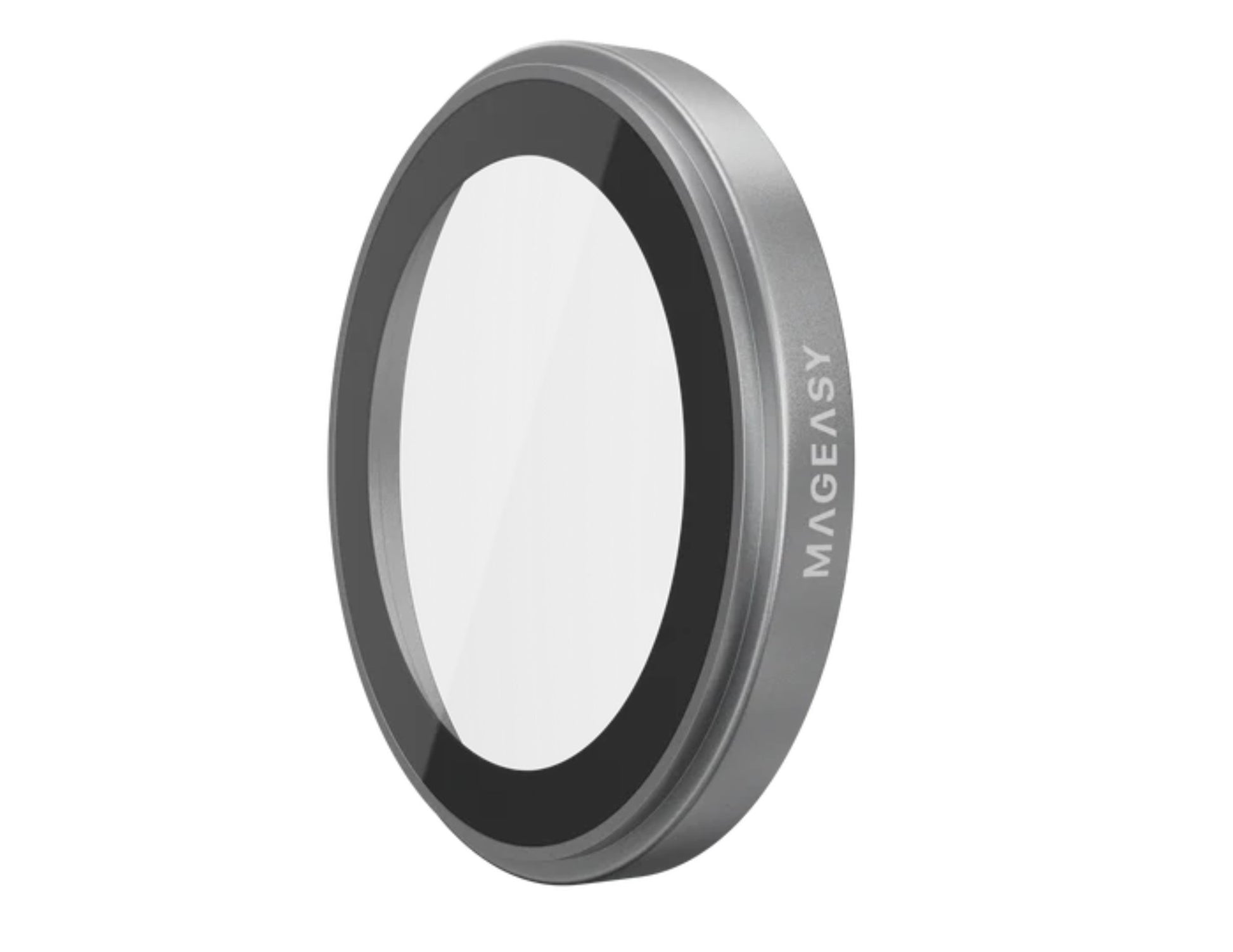 MagEasy Lenz Sapphire Camera Lens Protector for iPhone 17 Pro / Pro Max, synthetic sapphire, IP68 waterproof, PVD MAX titanium metal frame, easy install, at Thabthaba Store Qatar