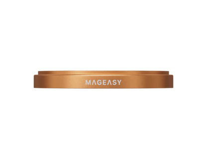 MagEasy Lenz Sapphire Camera Lens Protector for iPhone 17 Pro / Pro Max, synthetic sapphire, IP68 waterproof, PVD MAX titanium metal frame, easy install, at Thabthaba Store Qatar