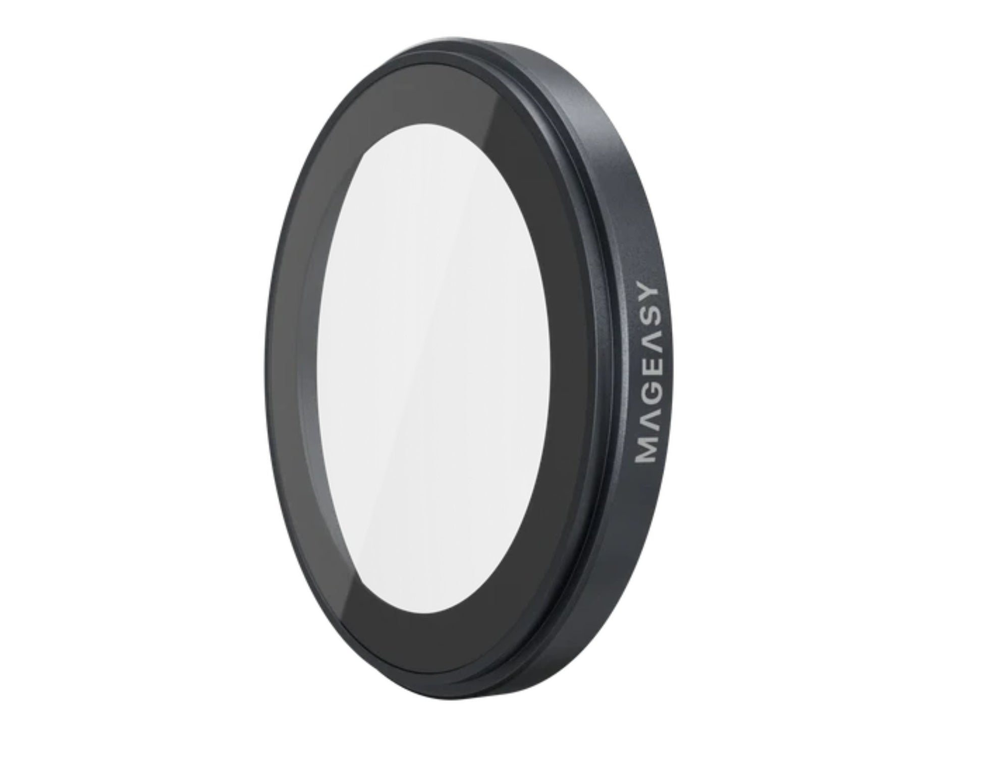 MagEasy Lenz Sapphire Camera Lens Protector for iPhone 17, synthetic sapphire, SGF IP68 waterproof certified, premium metal frame with PVD MAX coating, easy install, at Thabthaba Store Qatar