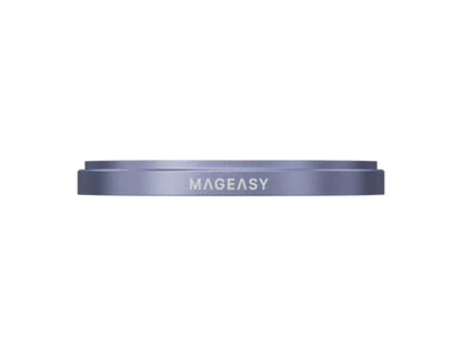 MagEasy Lenz Sapphire Camera Lens Protector for iPhone 17, synthetic sapphire, SGF IP68 waterproof certified, premium metal frame with PVD MAX coating, easy install, at Thabthaba Store Qatar