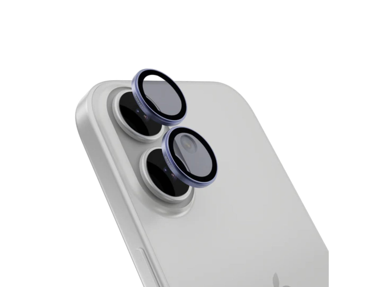 MagEasy Lenz Sapphire Camera Lens Protector for iPhone 17, synthetic sapphire, SGF IP68 waterproof certified, premium metal frame with PVD MAX coating, easy install, at Thabthaba Store Qatar