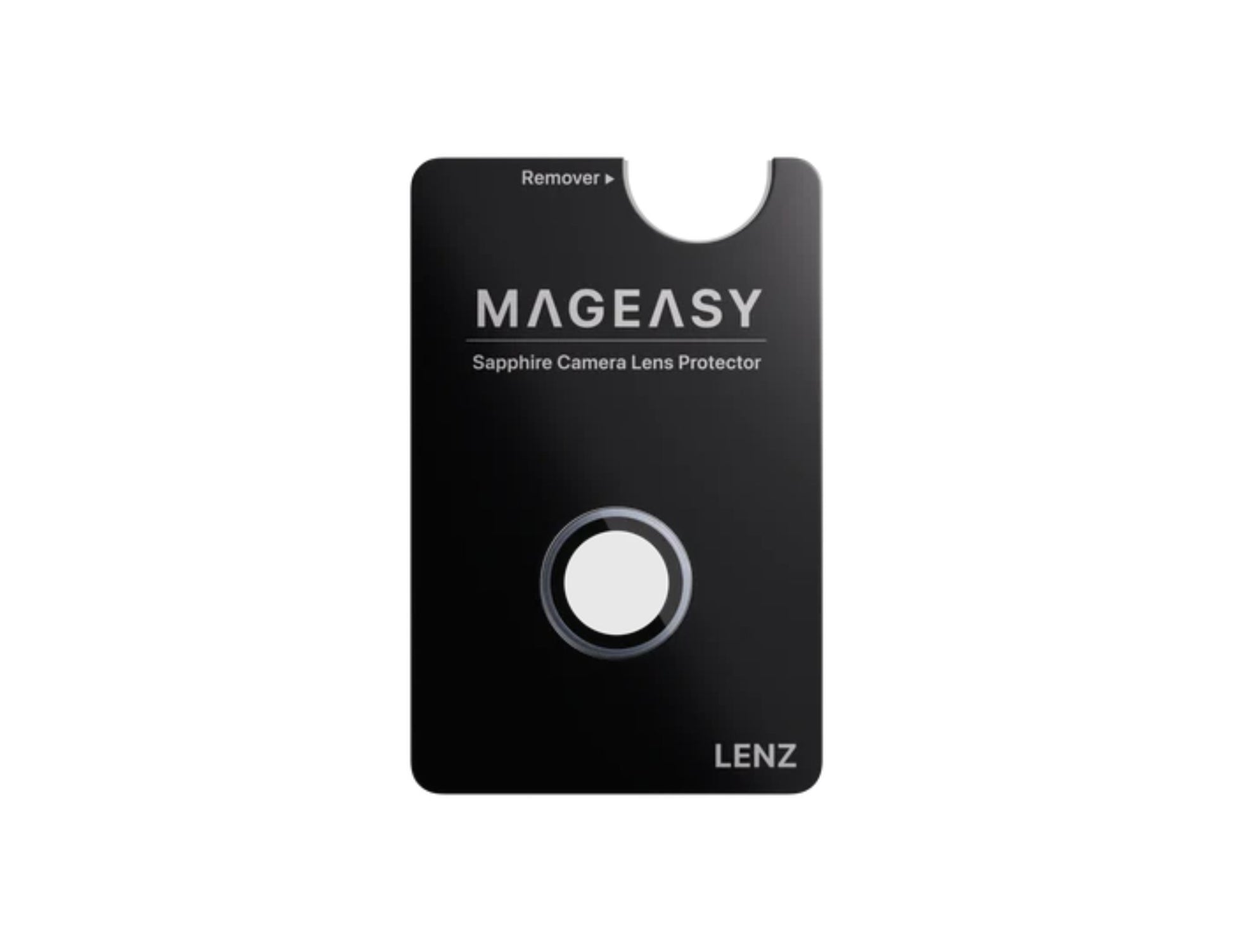 MagEasy Lenz Sapphire Camera Lens Protector for iPhone Air, synthetic sapphire, IP68 waterproof, aluminum alloy frame, PVD MAX coating, easy install, at Thabthaba Store Qatar
