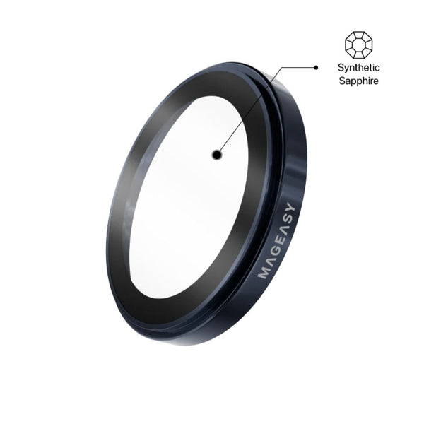 MagEasy Lenz Midnight sapphire camera lens protector for iPhone Duo with 0.3mm sapphire glass and aviation-grade aluminum frame in Qatar
