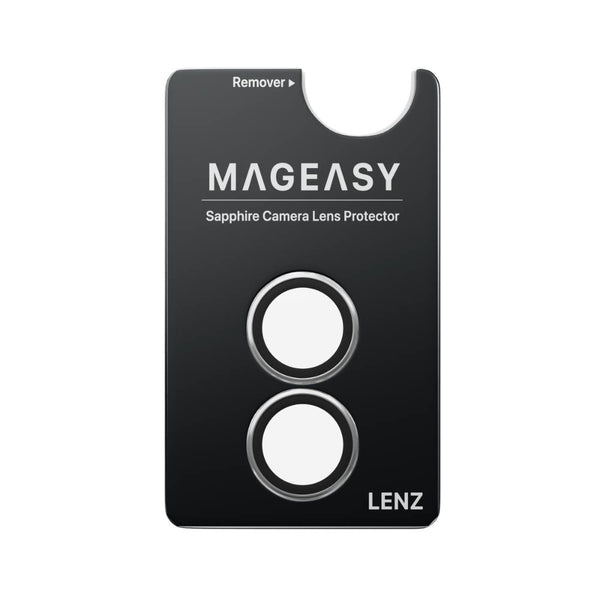 MagEasy Lenz Starlight sapphire camera lens protector for iPhone Duo with 0.3mm sapphire glass and aviation-grade aluminum frame in Qatar
