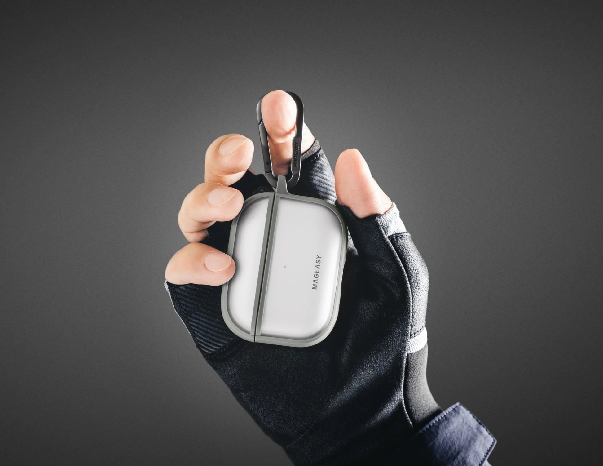 MagEasy Roam AirPods Pro 3 Case – Translucent Black and Gray ultra-protection, non-yellowing and travel-ready, available in Qatar