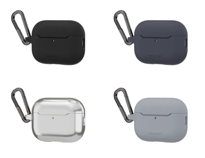 MagEasy Skin AirPods Pro 3 Case – Shockproof colorful TPU with carabiner available in Qatar