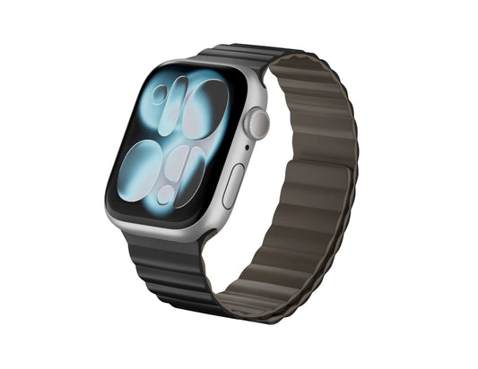 MagEasy Skin Duo reversible silicone magnetic Apple Watch band dual-color design for 40–49mm models Qatar